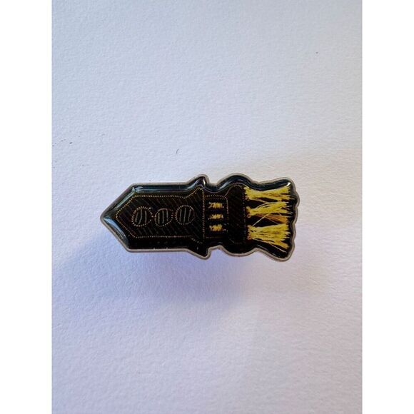Coach Enamel Pin Rexy Rocket Black Yellow Single Pin Coachtopia NYC - Picture 2 of 3
